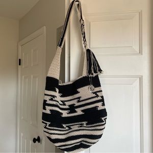 The Sak 120 Hobo, 30th Anniversary, Black/Beige